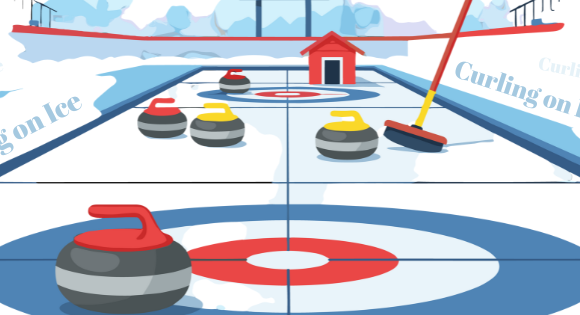 Curling luonnonjäällä Curling luonnonjäällä